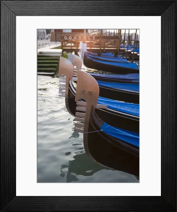 Framed Print : Gondolas floating in Saint Marks Basin, Venice, Veneto, Italy, Europe Framed Print : Gondolas floating in Saint Marks Basin, Venice, Veneto, Italy, Europe