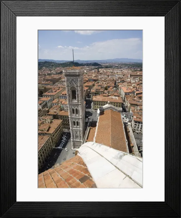 Framed Print : View of Campanile from Duomo, Florence, Tuscany, Italy, Europe Framed Print : View of Campanile from Duomo, Florence, Tuscany, Italy, Europe