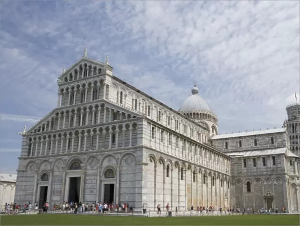 Duomo and Leaning Tower of Pisa, UNESCO World Heritage Site, Tuscany, Italy, Europe