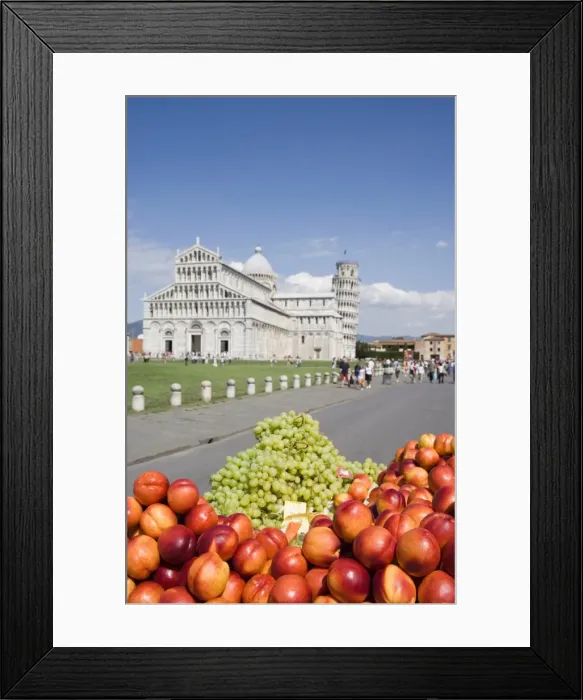 Framed Print : Fruit stall near to the Duomo and Leaning Tower of Pisa, Pisa, Tuscany, Italy, Europe Framed Print : Fruit stall near to the Duomo and Leaning Tower of Pisa, Pisa, Tuscany, Italy, Europe