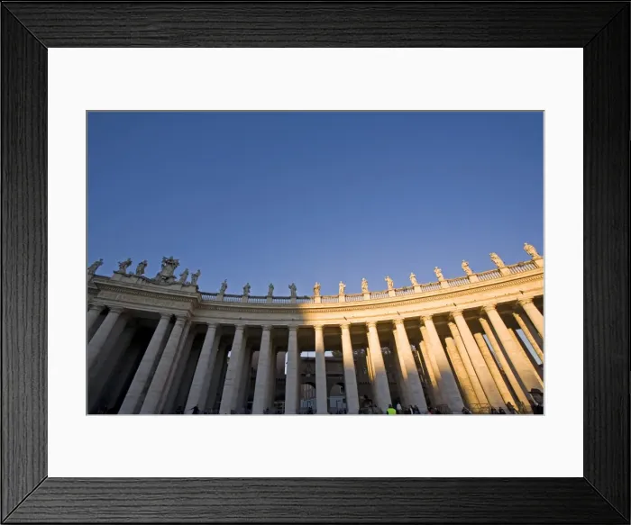 Framed Print : St. Peters Square, Vatican City, Rome, Lazio, Italy, Europe