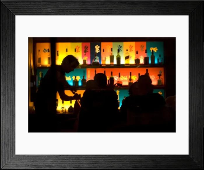 Framed Print : Nizza bar, Montreal, Quebec, Canada, North America Framed Print : Nizza bar, Montreal, Quebec, Canada, North America