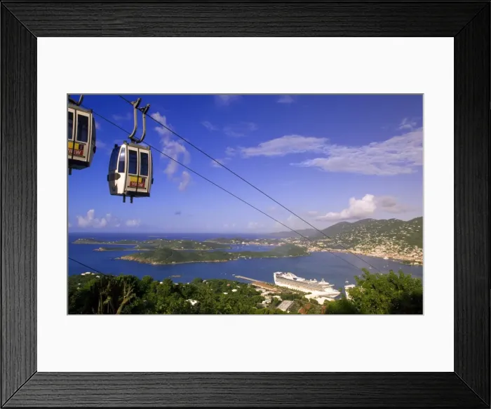 Framed Print : Charlotte Amalie (Tramway), capital of United States Virgin Islands, West Indies Framed Print : Charlotte Amalie (Tramway), capital of United States Virgin Islands, West Indies