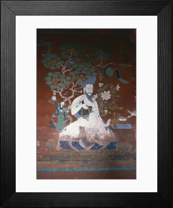 Framed Print : Wall painting, Rimpung Dzong, Paro, Bhutan, Asia Framed Print : Wall painting, Rimpung Dzong, Paro, Bhutan, Asia