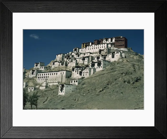Framed Print : Thikse Gompa, Ladakh, India, Asia Framed Print : Thikse Gompa, Ladakh, India, Asia