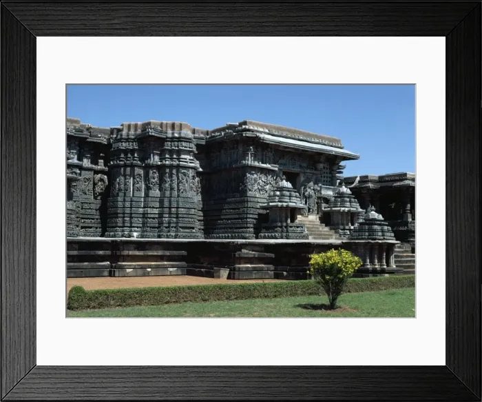 Framed Print : Hoysaleswara Temple, Halebid, near Mysore, India, Asia Framed Print : Hoysaleswara Temple, Halebid, near Mysore, India, Asia