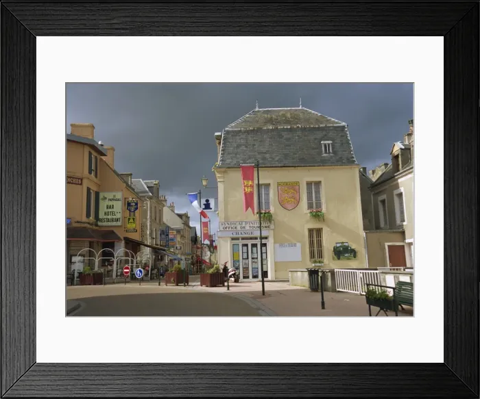 Framed Print : Tourist Office, Arromanches, Basse Normandie, France, Europe Framed Print : Tourist Office, Arromanches, Basse Normandie, France, Europe