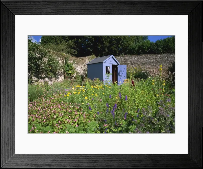 Framed Print : Herb garden, St. Valery sur Somme, Picardie, France, Europe Framed Print : Herb garden, St. Valery sur Somme, Picardie, France, Europe