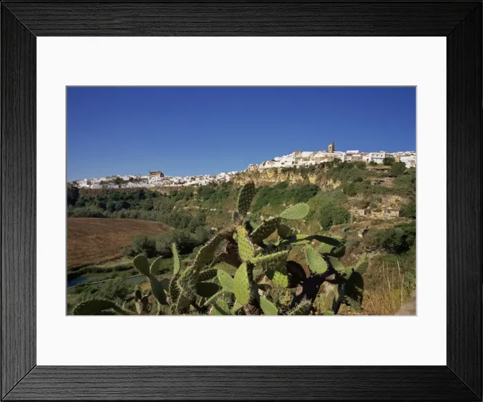 Framed Print : View of Arcos de la Frontera, Andalucia, Spain, Europe Framed Print : View of Arcos de la Frontera, Andalucia, Spain, Europe