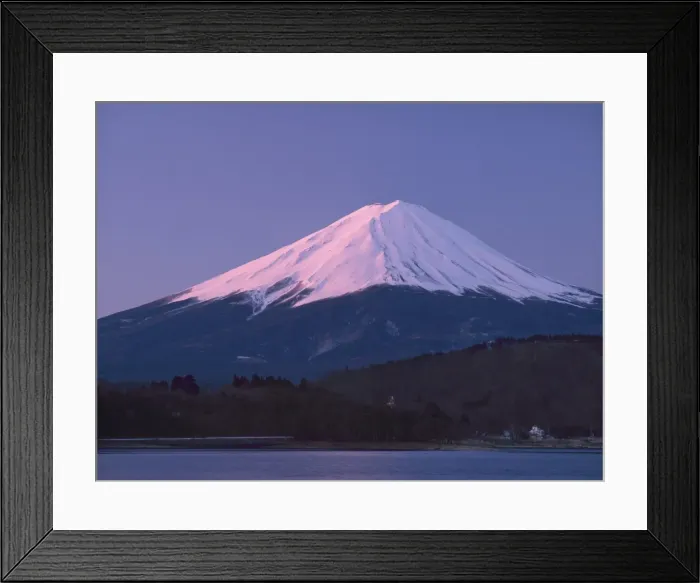 Framed Print : Sunrise on Mount Fuji from Lake Kawaguchi, Yamanashi Prefecture, Japan, Asia Framed Print : Sunrise on Mount Fuji from Lake Kawaguchi, Yamanashi Prefecture, Japan, Asia
