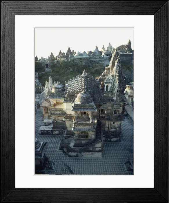 Framed Print : Shatrunjaya Hill (Abode of the Gods), site of over 863 temples on this most sacred of Jain holy hills, Palitana, Gujarat state Framed Print : Shatrunjaya Hill (Abode of the Gods), site of over 863 temples on this most sacred of Jain holy hills, Palitana, Gujarat state