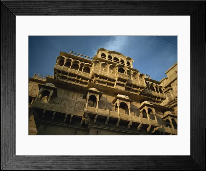 Framed Print : View of the Fort Palace built by Rawal Jaisal in 1156, Jaisalmer Fort, Jaisalmer Framed Print : View of the Fort Palace built by Rawal Jaisal in 1156, Jaisalmer Fort, Jaisalmer