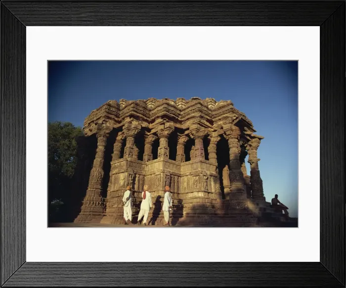 Framed Print : The Sun Temple, built by King Bhimbev in the 11th century, Modhera, Gujarat state Framed Print : The Sun Temple, built by King Bhimbev in the 11th century, Modhera, Gujarat state