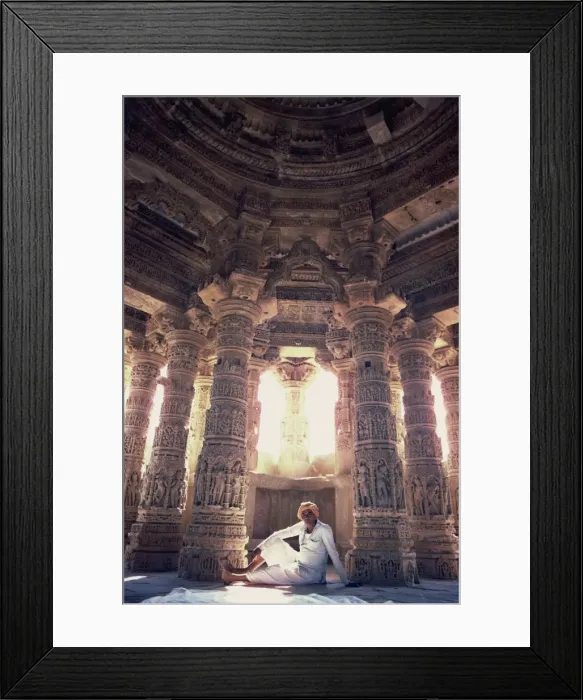 Framed Print : Interior of the Sun Temple, built by King Bhimbev in the 11th century, Modhera Framed Print : Interior of the Sun Temple, built by King Bhimbev in the 11th century, Modhera