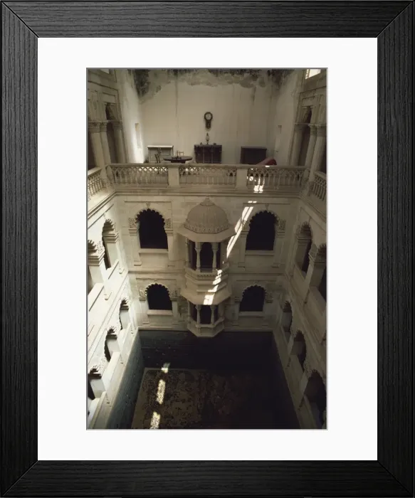 Framed Print : Step well connected to the Summer Palace, Wankaner, Gujarat state, India, Asia Framed Print : Step well connected to the Summer Palace, Wankaner, Gujarat state, India, Asia