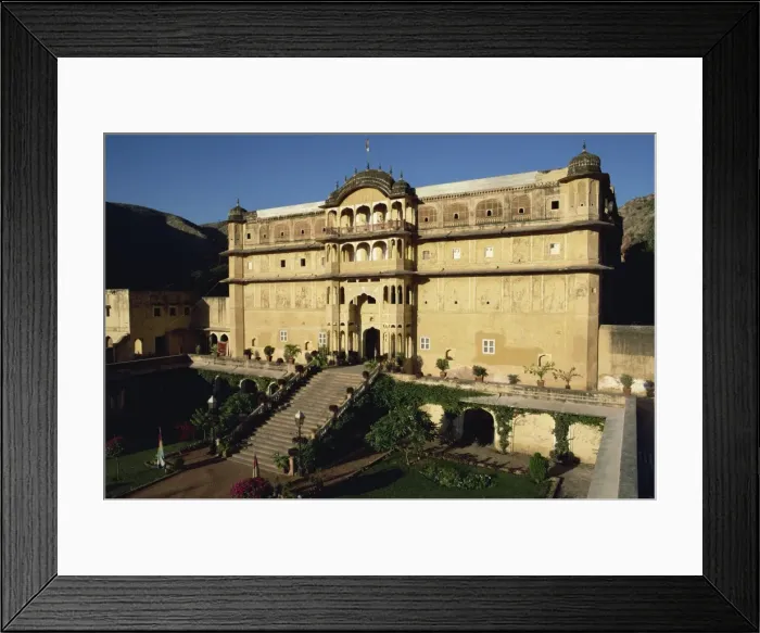 Framed Print : The Rajput Samode Palace, now a hotel, near Jaipur, Rajasthan state, India, Asia Framed Print : The Rajput Samode Palace, now a hotel, near Jaipur, Rajasthan state, India, Asia