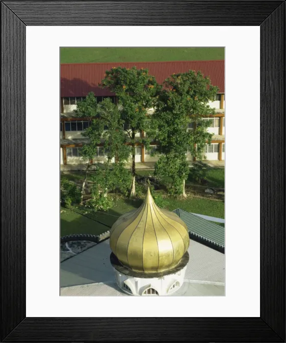 Framed Print : Town centre mosque, Limbang City, Sarawak, Malaysia, Southeast Asia, Asia