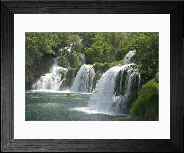 Framed Print : Krka tufa falls, Sibenik, Croatia, Europe Framed Print : Krka tufa falls, Sibenik, Croatia, Europe