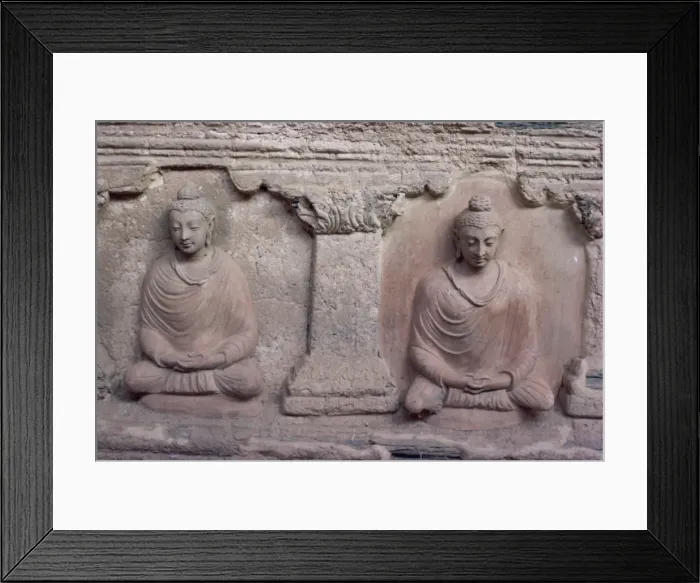 Framed Print : Buddhist carvings at historical side of Hadda, near Jalabad, Afghanistan, Asia Framed Print : Buddhist carvings at historical side of Hadda, near Jalabad, Afghanistan, Asia