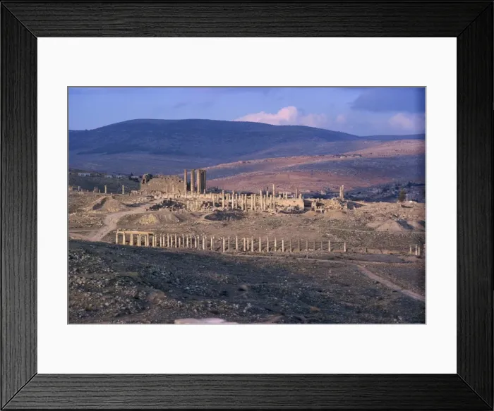 Framed Print : Jerash at sunset, Jordan, Middle East Framed Print : Jerash at sunset, Jordan, Middle East