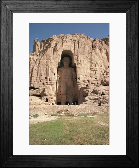 Framed Print : Large Buddha, subsequently destroyed by the Taliban, Bamiyan, UNESCO World Heritage Site Framed Print : Large Buddha, subsequently destroyed by the Taliban, Bamiyan, UNESCO World Heritage Site