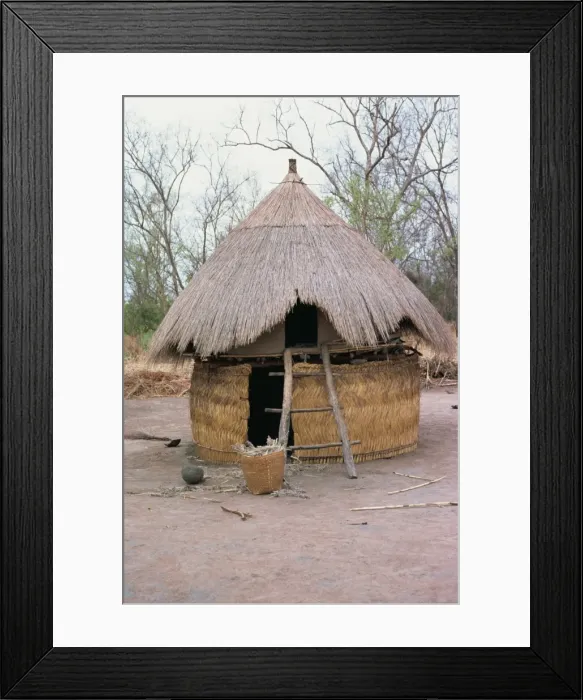 Framed Print : Djour house near Muolo, Sudan, Africa Framed Print : Djour house near Muolo, Sudan, Africa