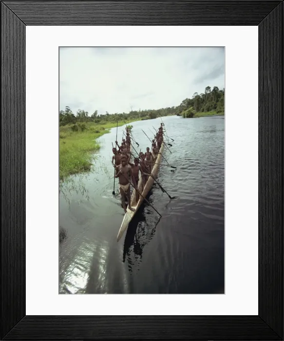 Framed Print : Bagair, canoes, Irian Jaya, Indonesia, Southeast Asia, Asia Framed Print : Bagair, canoes, Irian Jaya, Indonesia, Southeast Asia, Asia