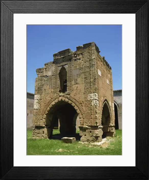 Framed Print : Sultan Hani Kervanserai near Sivas, a fine example of a Seljuk caravanserai mosque Framed Print : Sultan Hani Kervanserai near Sivas, a fine example of a Seljuk caravanserai mosque