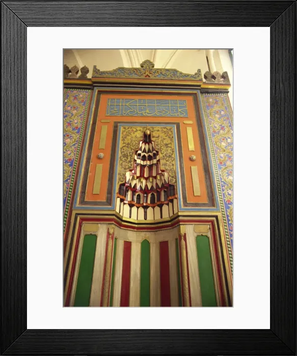 Framed Print : The mihrab added to St. Sophia cathedral when it became the Selimiye mosque Framed Print : The mihrab added to St. Sophia cathedral when it became the Selimiye mosque