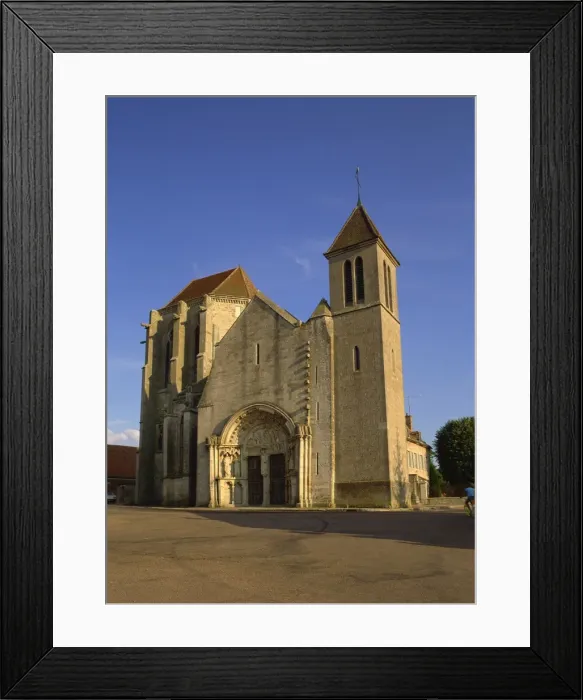 Framed Print : Former priory, St. Thibault, with exceptional choir and doorway, Auxois Framed Print : Former priory, St. Thibault, with exceptional choir and doorway, Auxois