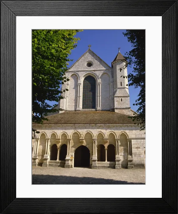 Framed Print : The Abbey of Pontigny, near Chablis, Burgundy, France, Europe Framed Print : The Abbey of Pontigny, near Chablis, Burgundy, France, Europe