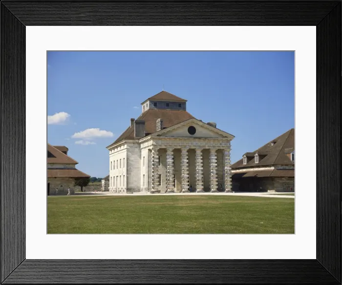 Framed Print : The Directors House, Saline Royale d Arc-et-Senans, Franche-Comte Framed Print : The Directors House, Saline Royale d Arc-et-Senans, Franche-Comte