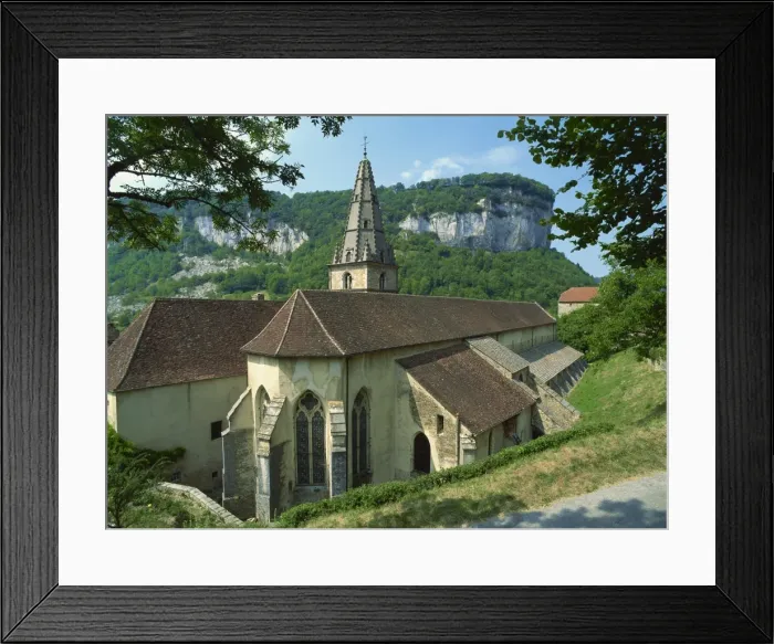 Framed Print : Baumes-les-Messieurs Abbey, Jura, Franche-Comte, France, Europe Framed Print : Baumes-les-Messieurs Abbey, Jura, Franche-Comte, France, Europe