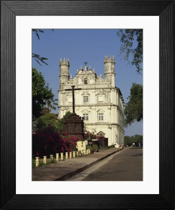 Framed Print : Espirito Santo, church of St. Francis Assisi, Old Goa, UNESCO World Heritage Site Framed Print : Espirito Santo, church of St. Francis Assisi, Old Goa, UNESCO World Heritage Site