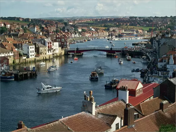 Whitby Harbour, Whitby, North Yorkshire, England, United Kingdom, Europe
