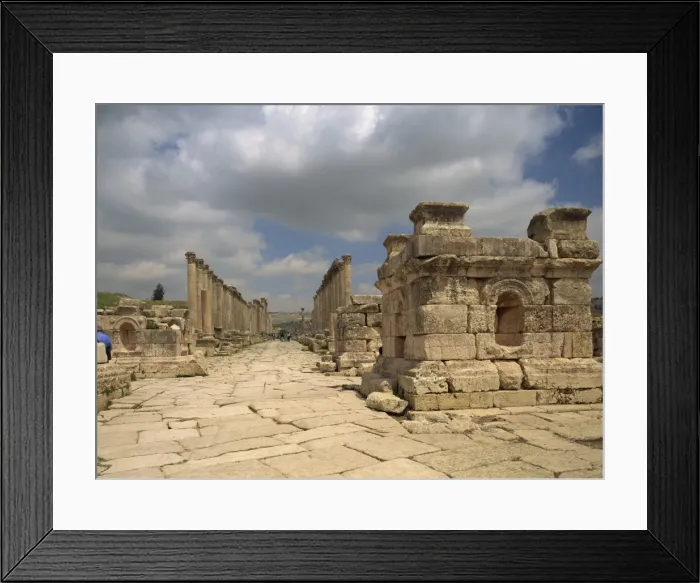 Framed Print : Southern Tetrapylon, Jerash, Jordan, Middle East Framed Print : Southern Tetrapylon, Jerash, Jordan, Middle East