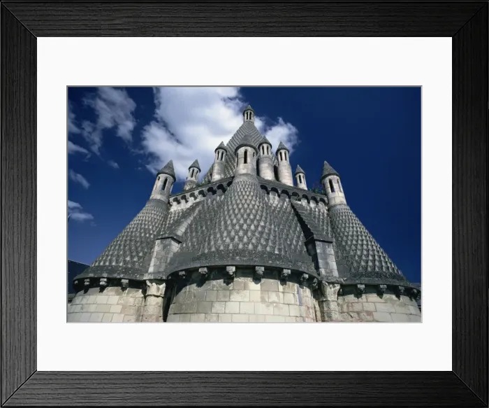 Framed Print : Unique Romanesque kitchen at the abbey of Fontevraud, Pays de la Loire, France, Europe Framed Print : Unique Romanesque kitchen at the abbey of Fontevraud, Pays de la Loire, France, Europe