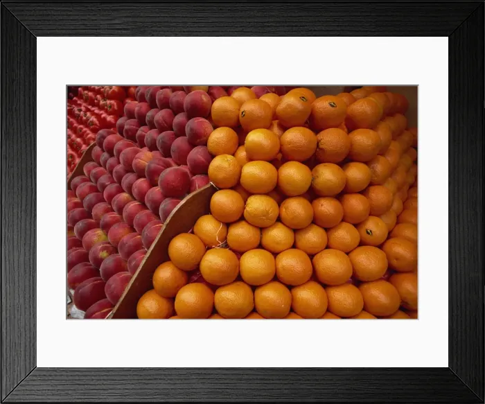 Framed Print : Fruit for sale, Paris, France, Europe Framed Print : Fruit for sale, Paris, France, Europe