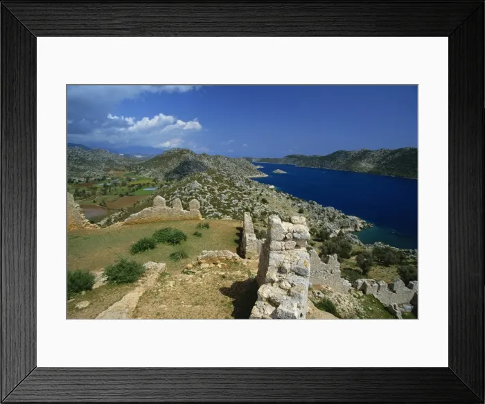 Framed Print : Castle at Kaleucagiz, Kekova, near Kas, Anatolia, Turkey, Asia Minor, Eurasia Framed Print : Castle at Kaleucagiz, Kekova, near Kas, Anatolia, Turkey, Asia Minor, Eurasia