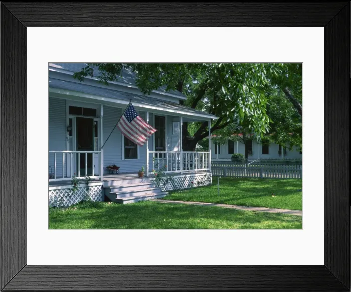 Framed Print : House in historic Castroville, west of San Antonio, Texas, United States of America Framed Print : House in historic Castroville, west of San Antonio, Texas, United States of America