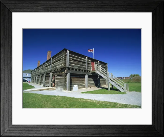 Framed Print : Fort George, a restored British fort dating from 1797, near Niagara-on-the-Lake Framed Print : Fort George, a restored British fort dating from 1797, near Niagara-on-the-Lake