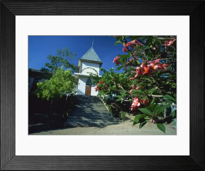 Framed Print : Baptist church at Kupang, Timor, Southeast Asia, Asia Framed Print : Baptist church at Kupang, Timor, Southeast Asia, Asia