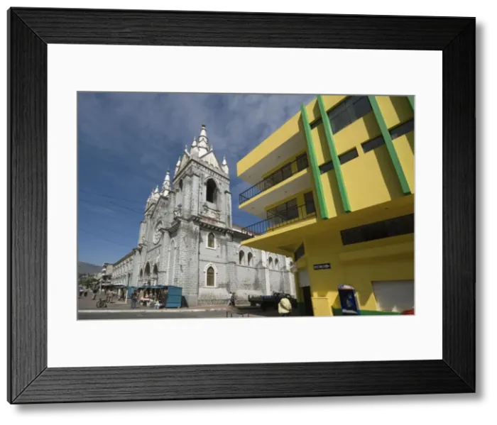 Framed Print : Old and new architecture at the Basilica de Nuestra Senora de Agua Santa Framed Print : Old and new architecture at the Basilica de Nuestra Senora de Agua Santa