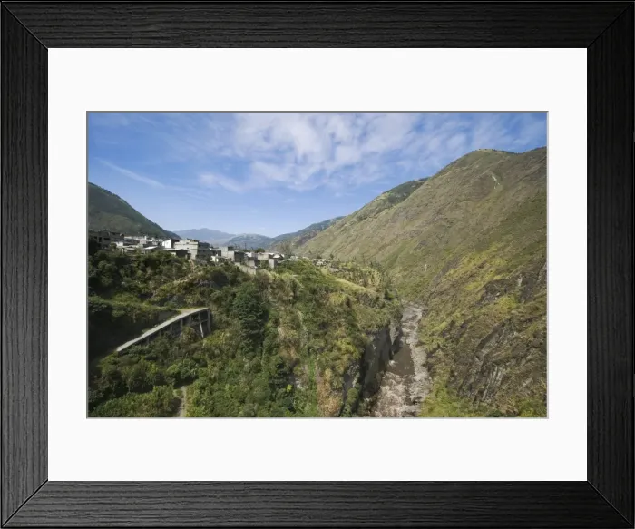 Framed Print : The valley of the Pastaza River, that flows from the Andes to the upper Amazon Basin Framed Print : The valley of the Pastaza River, that flows from the Andes to the upper Amazon Basin