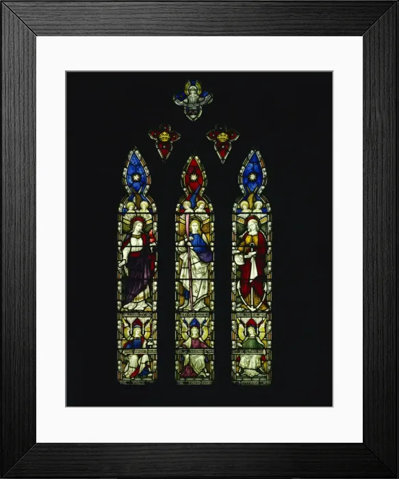 Framed Print : The Grace Darling window, St. Aidans church, Bamburgh, Northumberland Framed Print : The Grace Darling window, St. Aidans church, Bamburgh, Northumberland