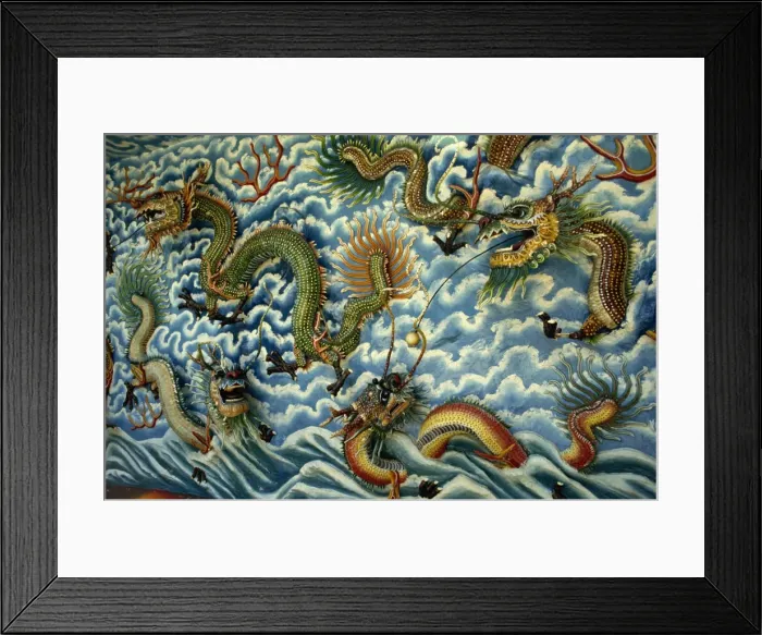 Framed Print : 3-D fresco, Tiger Balm Gardens, Singapore, Southeast Asia, Asia Framed Print : 3-D fresco, Tiger Balm Gardens, Singapore, Southeast Asia, Asia