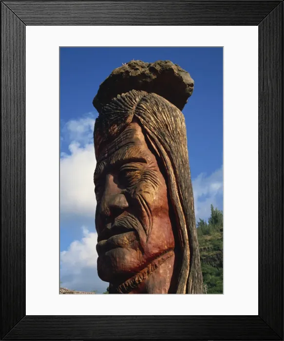 Framed Print : Carving honours living and ancient native Hawaiians, Pohaku Loa, Maui, Hawaiian Islands Framed Print : Carving honours living and ancient native Hawaiians, Pohaku Loa, Maui, Hawaiian Islands