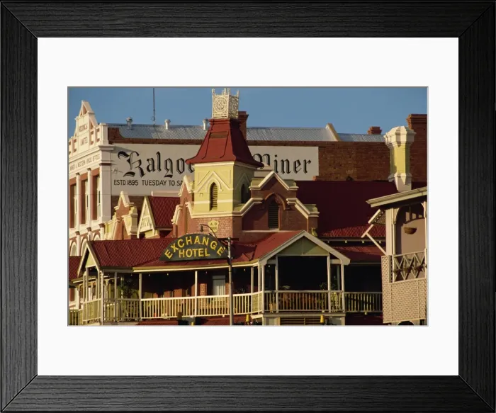 Framed Print : Exchange Hotel dating from 1900, Kalgoorlie, Western Australia, Australia, Pacific Framed Print : Exchange Hotel dating from 1900, Kalgoorlie, Western Australia, Australia, Pacific