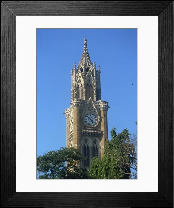 Framed Print : University clock tower, Mumbai, India, Asia Framed Print : University clock tower, Mumbai, India, Asia