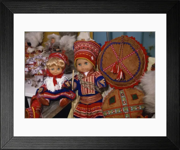 Framed Print : Lapp dolls, Tromso, Norway, Scandinavia, Europe Framed Print : Lapp dolls, Tromso, Norway, Scandinavia, Europe